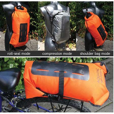 Aquapac 15 Liter Noatak All-in-One Dry Bag / Day Pack / Back Pack - Orange #761