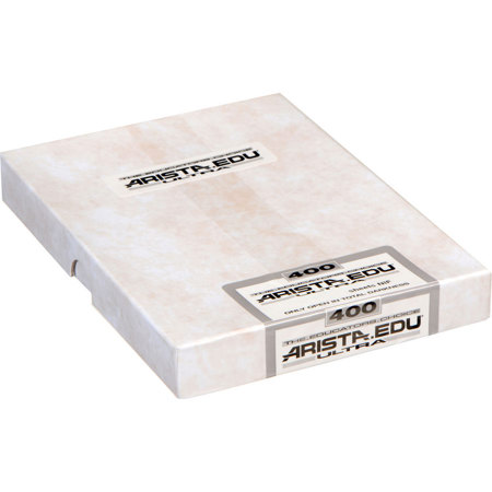 Arista EDU Ultra 400 B&W Negative Film, 8x10", 50 Sheets
