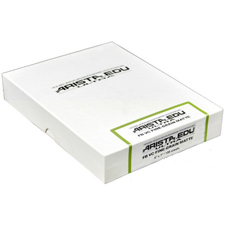 Arista EDU Ultra VC FB Fine Grain Paper, 5x7", Semi-Matte, 100 Sheets