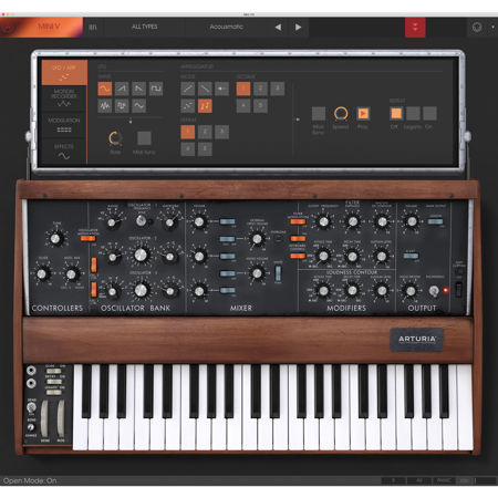 Arturia Mini V V3 Virtual Synthesizer Plug-In, Electronic Download