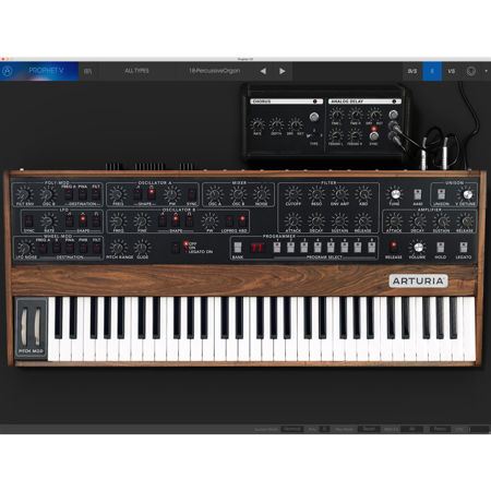 Arturia Prophet V V3 Virtual Synthesizer Plug-In, Electronic Download