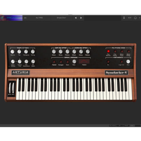 Arturia Synclavier V Virtual Instrument Synthesizer, Electronic Download