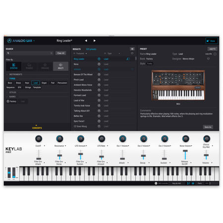 Arturia V-Collection 7 Legendary Keyboards Reinvented Software, Boxed