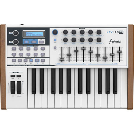 Arturia KeyLab 25 Advanced Producer Pack with Mini V Synthesizer, Bitwig Studio