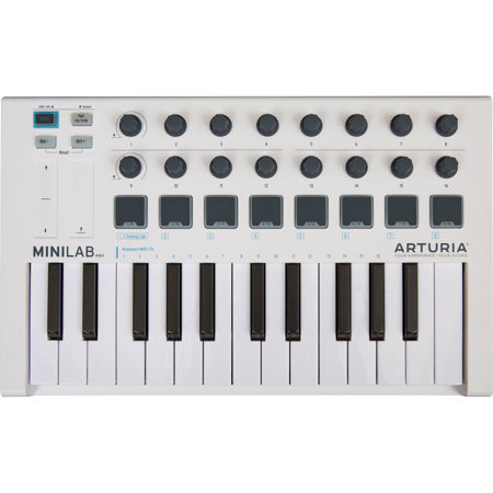 Arturia MiniLab Mk II Portable USB-MIDI Controller and Software
