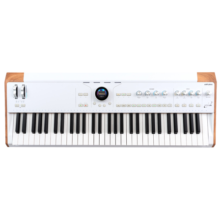 Arturia Astrolab 61-Key Avant-Garde Stage Keyboard with Analog Lab Pro Software, White