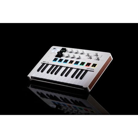 Arturia MiniLab 3 25-Key MIDI Keyboard Controller, White 231501