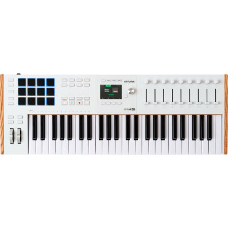 Arturia KeyLab 49 mk3 49-Key Universal MIDI Keyboard Controller & Software,White