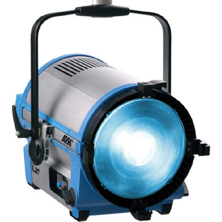 ARRI L10-DT 10" Daylight Tuneable LED Fresnel, Pole Operated, Blue/Silver