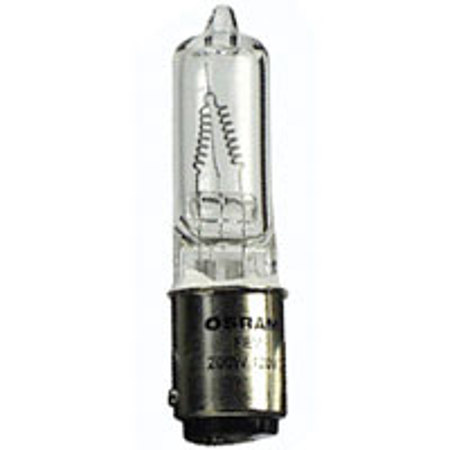FEV 200 Watt, 120 Volt Quartz Halogen Lamp, 3200°K., Approximate Life: 50 Hours.