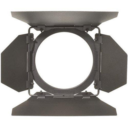 ARRI 6.6" 4-Leaf Barndoor Set for 650W Compact Fresnel Light, Black/Silver