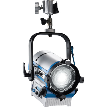 ARRI L5-DT 5" Daylight Tuneable LED Fresnel, Stand Mount, Silver/Blue
