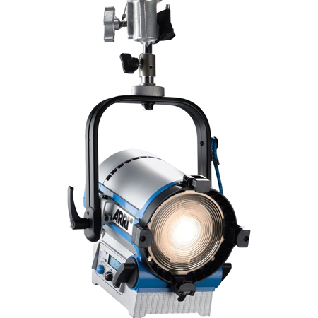 ARRI L5-TT 5" Tungsten Tuneable LED Fresnel, Stand Mount, Silver/Blue
