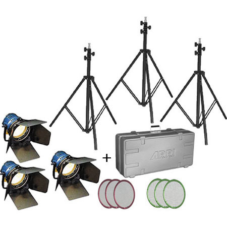 ARRI ARRIlite 6/3 Compact Kit, 3 x 6W Flood Lights