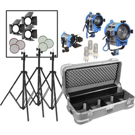 ARRI 150/300/650 Compact Fresnel Kit with Wheels