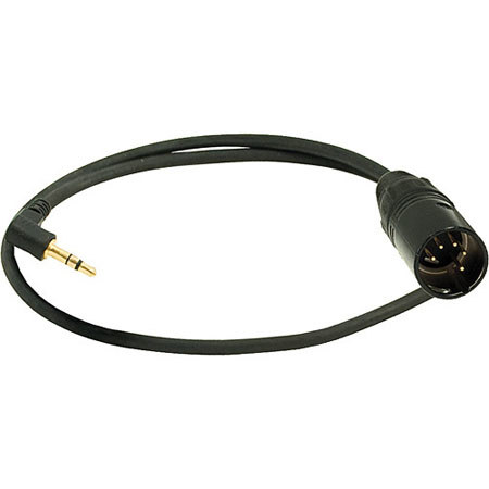 Ambient Recording 1/8" Right Angled TRS Plug to XLR5M Unbalanced Adapter Cable