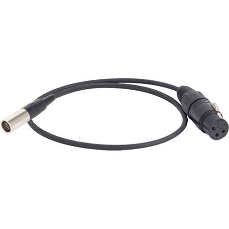 Ambient Recording 1.31' XLR-3F to TA3M Adapter Cable for Red One 4k Digital Cinema Camera