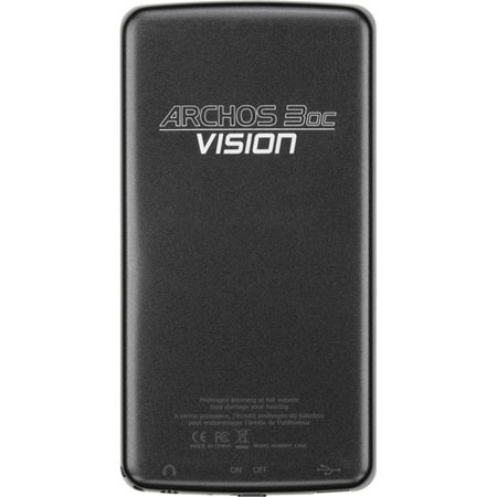 Archos 30C Vision 4GB MP3 Player with 3in Touch LCD