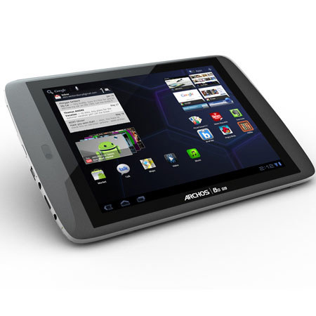 Archos 80 G9 Turbo 8" Capacitive Multi-Touch Android 4.0 Tablet, 250GB HDD