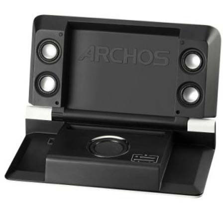 Archos Portable Speaker Unit with Dock Connection for the 404, 504 & 604 Series.