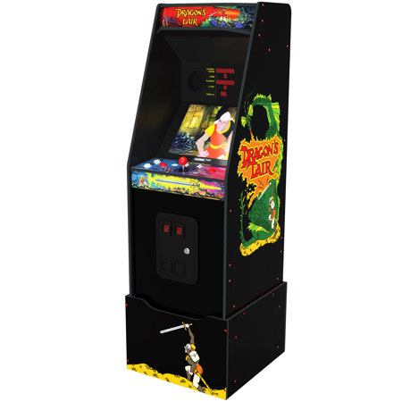 Tastemaker Arcade1Up Dragon's Lair Arcade Game Machine with Riser