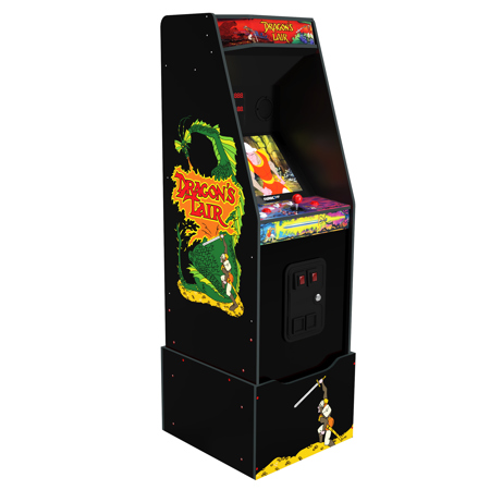Tastemaker Arcade1Up Dragon's Lair Arcade Game Machine with Riser