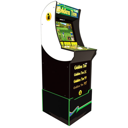 Tastemaker Arcade1Up Golden Tee Classic Edition Arcade Game Machine with Riser