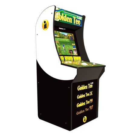 Tastemaker Arcade1Up Golden Tee Classic Edition Arcade Game Machine with Riser