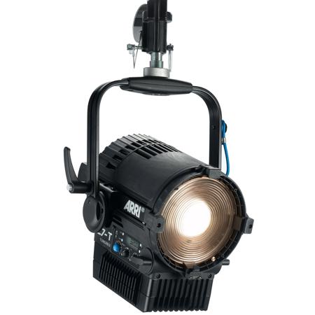 ARRI L7-TT LED Fresnel, Pole Operated, Bare Ends PowerCON, Black