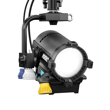 ARRI L5-C Plus 5" 135W RGBW LED Fresnel Light with Pole Operated Yoke, Black