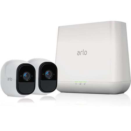 Arlo Pro HD Indoor/Outdoor Wireless Home Security System,2x Cameras -Refurbished