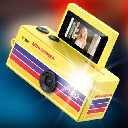 Aries Mini Keychain Digital Camera With Flip Display