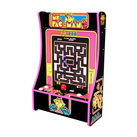 Tastemaker Arcade1Up Ms. Pac-Man 40th Anniversary Black Edition Partycade