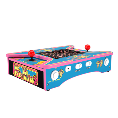 Tastemaker Arcade1Up Ms. Pac-Man Head-to-Head 2 Player Countercade 6-In-1 Game