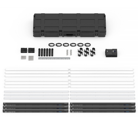 ARRI Omnibar 4 4' 50W RGBMA LED Tube 6-Light Production Kit Black