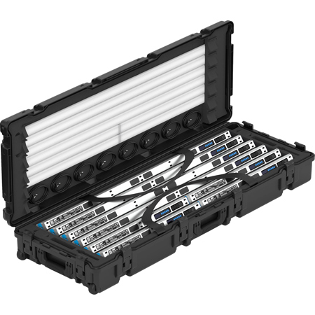 ARRI Omnibar RGBMA LED Tube 8-Light Combo Kit Blue/Silver