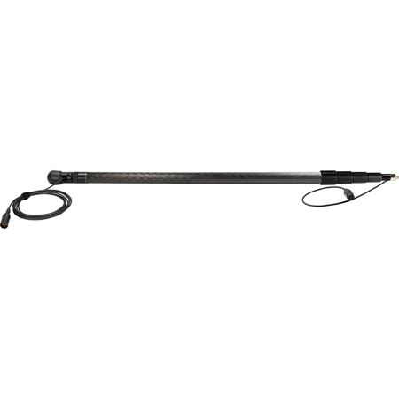 Ambient Recording QuickPole 5 13.2' 5-Sec CF BoomPole w/Straight Cable,3-Pin XLR