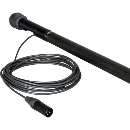 Ambient Recording Premium Boom Pole Straight Cable, Mono XLR 3-Pin Wiring, 17'