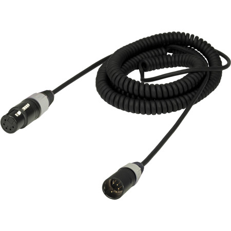 Ambient Recording 60-260cm Coiled Stereo XLR5F to XLR5M Cable for Microphone