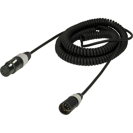 Ambient Recording 31.49-118.11" XLR5F to XLR5M Coiled Stereo Microphone Cable