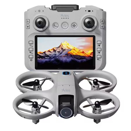 Aries SkyView 4K Explorer Drone with 4.3" Built-In Screen Remote for Beginners