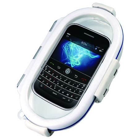 Aryca Whirl Waterproof Case for Larger Basic Phones, White