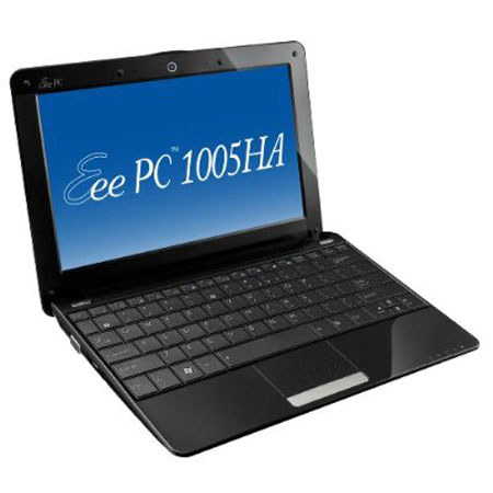 ASUS Eee PC 1005HAP Netbook w/160GB HDD, Crystal Black