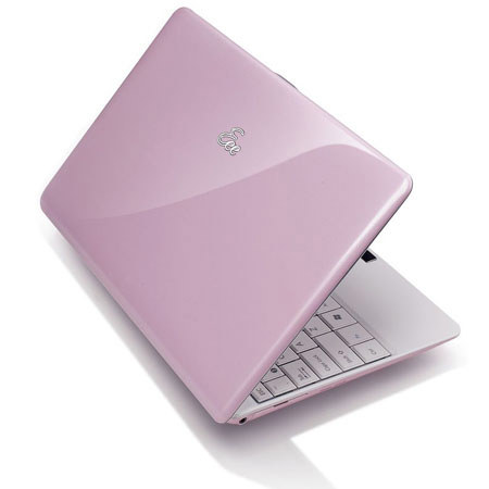 ASUS Eee PC Seashell Ntbk,10.1in Display,1.3 MP Cam,Pnk