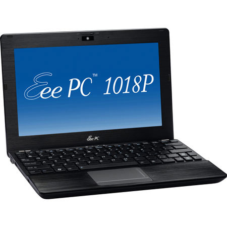 ASUS Eee PC 1018P-PU27 10.1in Netbook Computer, Black