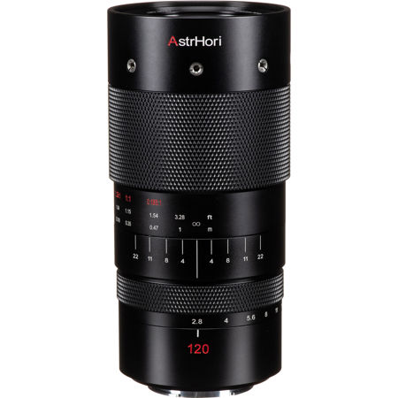 AstrHori 120mm f/2.8 2x Macro Probe SLR Lens for Canon EF, Black