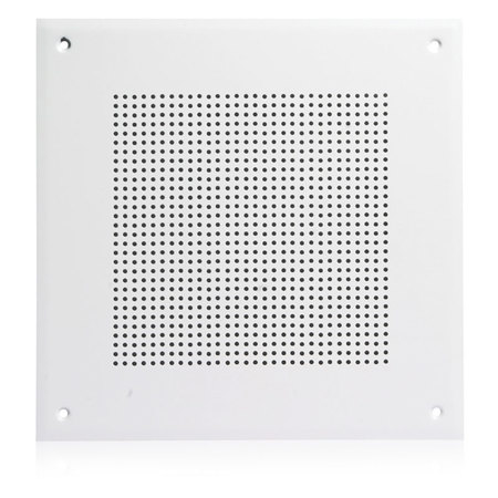 Atlas Sound 161-8 Contemporary Wall/Ceiling Square Recessed Baffle, 8", White