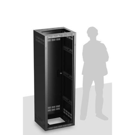 Atlas Sound 235-18 Stand-Alone Floor Cabinet, Adjustable Rail, 18.5" Depth, 35RU