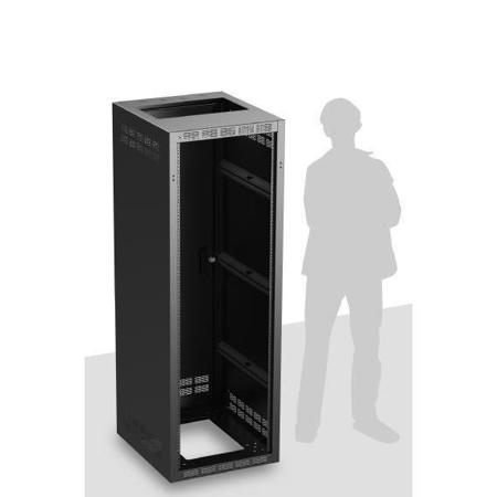 Atlas Sound 235-25 Stand-Alone Floor Cabinet, Adjustable Rail, 25.5" Depth, 35RU
