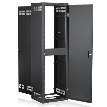 Atlas Sound 240-25 19" Wide Stand-Alone Floor Rack Cabinet with Adjustable Rails, 25.5" Depth, 40RU